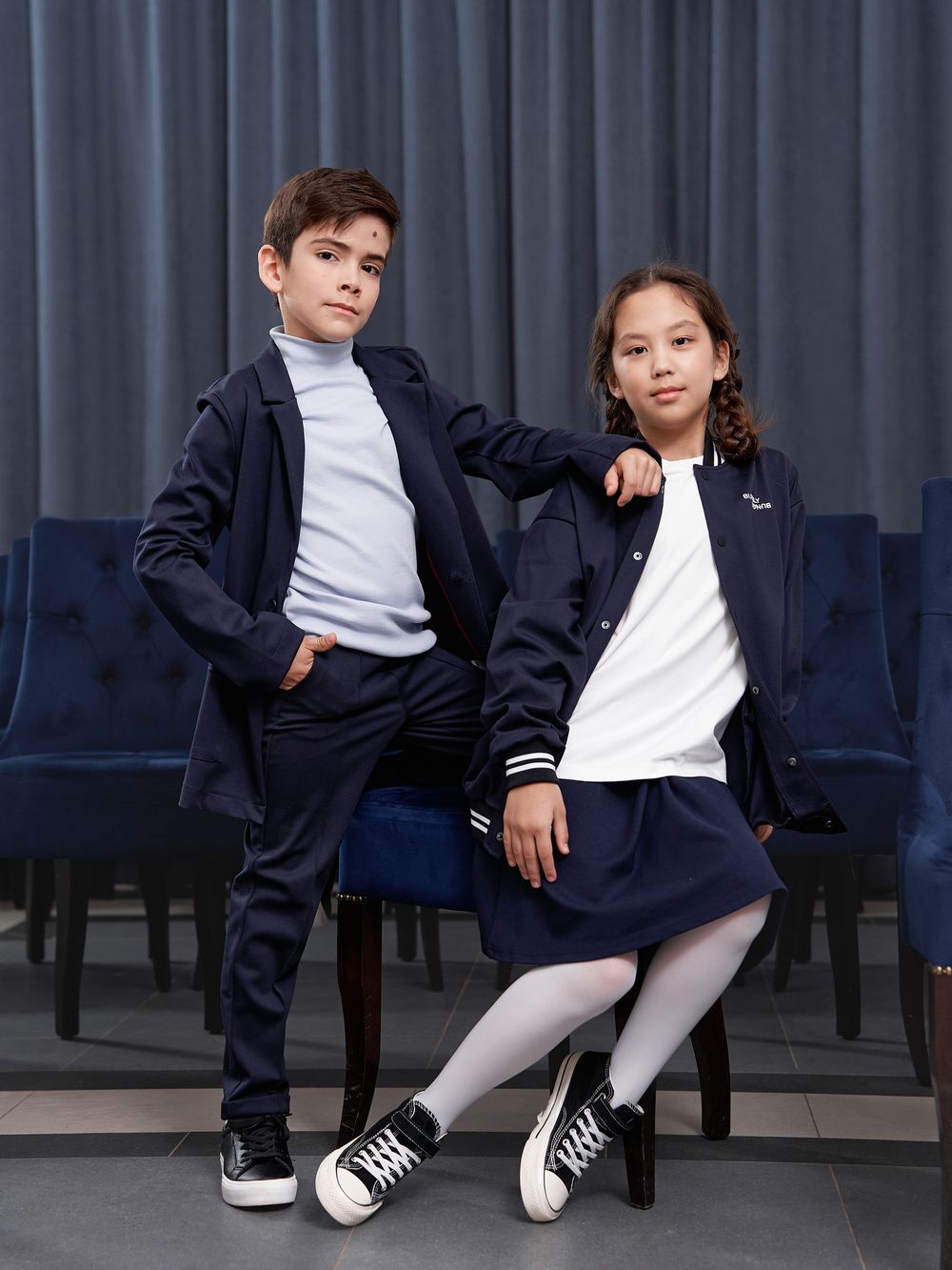 Бомбер "Синий" 7+