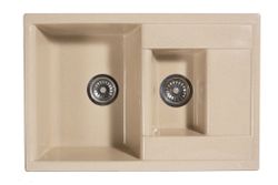 Мойка каменная S-16 глянец (Sim Gran), Бежевый