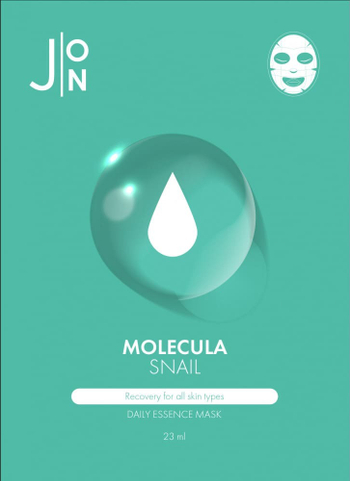 Маска для лица J:ON Molecula Snail тканевая Улиточный муцин 23 мл