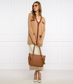 кожаная сумка-шопер nomad Michael Kors - коричневый(30T0GNXT2L)