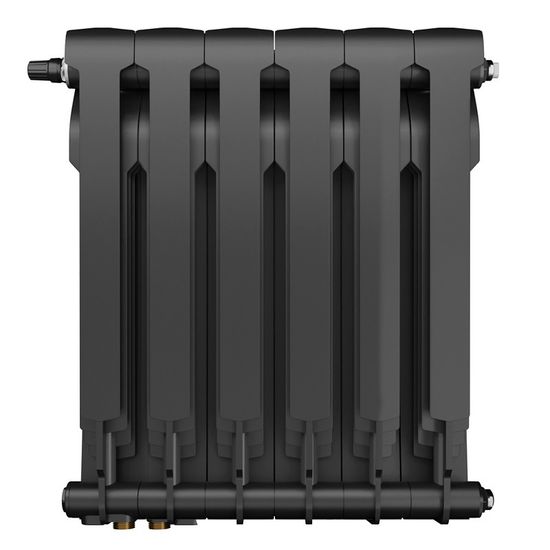 Радиатор Royal Thermo BiLiner 500 VDR Noir Sable - 6 секций нижнее подключение (правое)