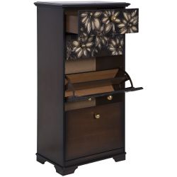 Тумба для обуви Терра-4 (с 4-мя ящиками) Каштан Амбер