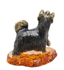 Народные промыслы AM-1380 Фигурка «Йорк Тори» (латунь, янтарь)