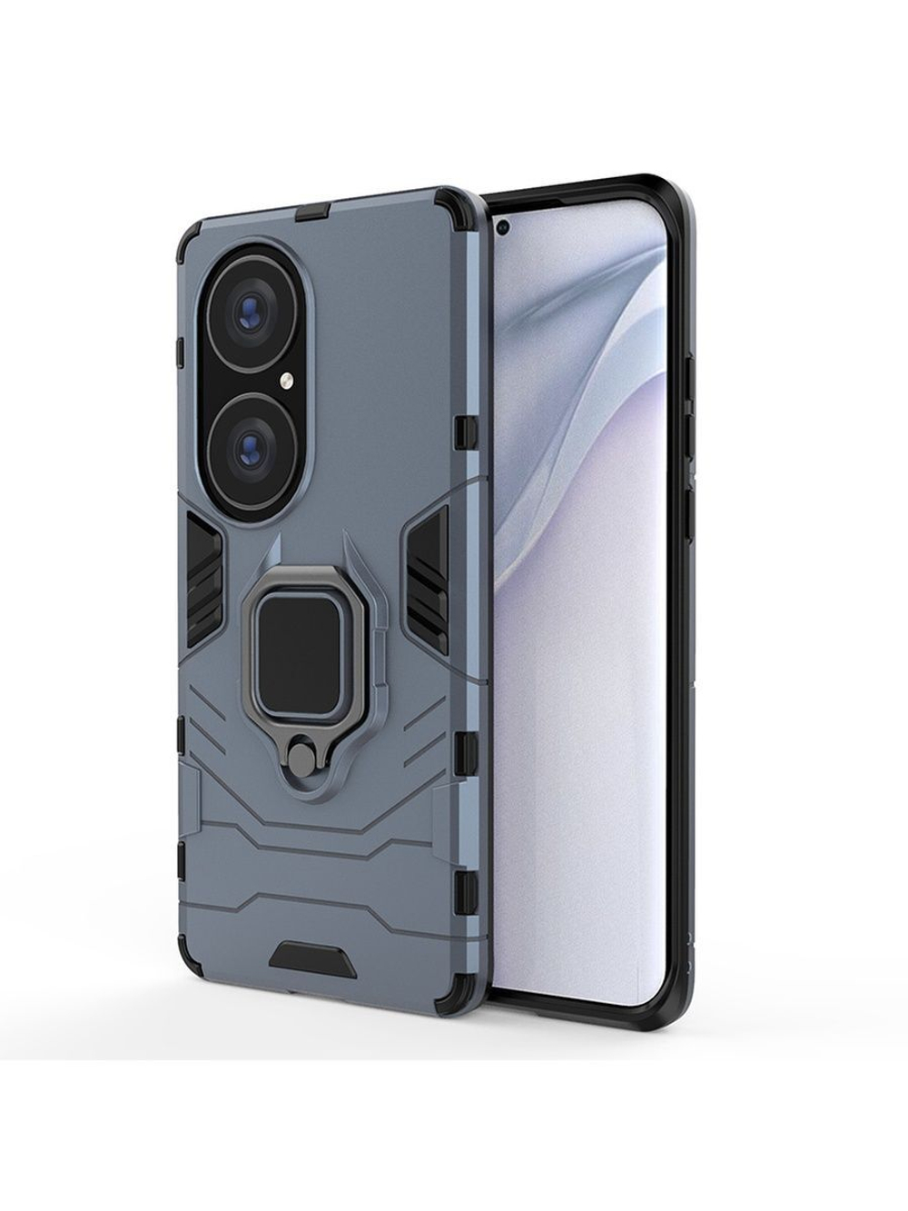 Противоударный чехол с кольцом Panther Case для Huawei P50 Pro