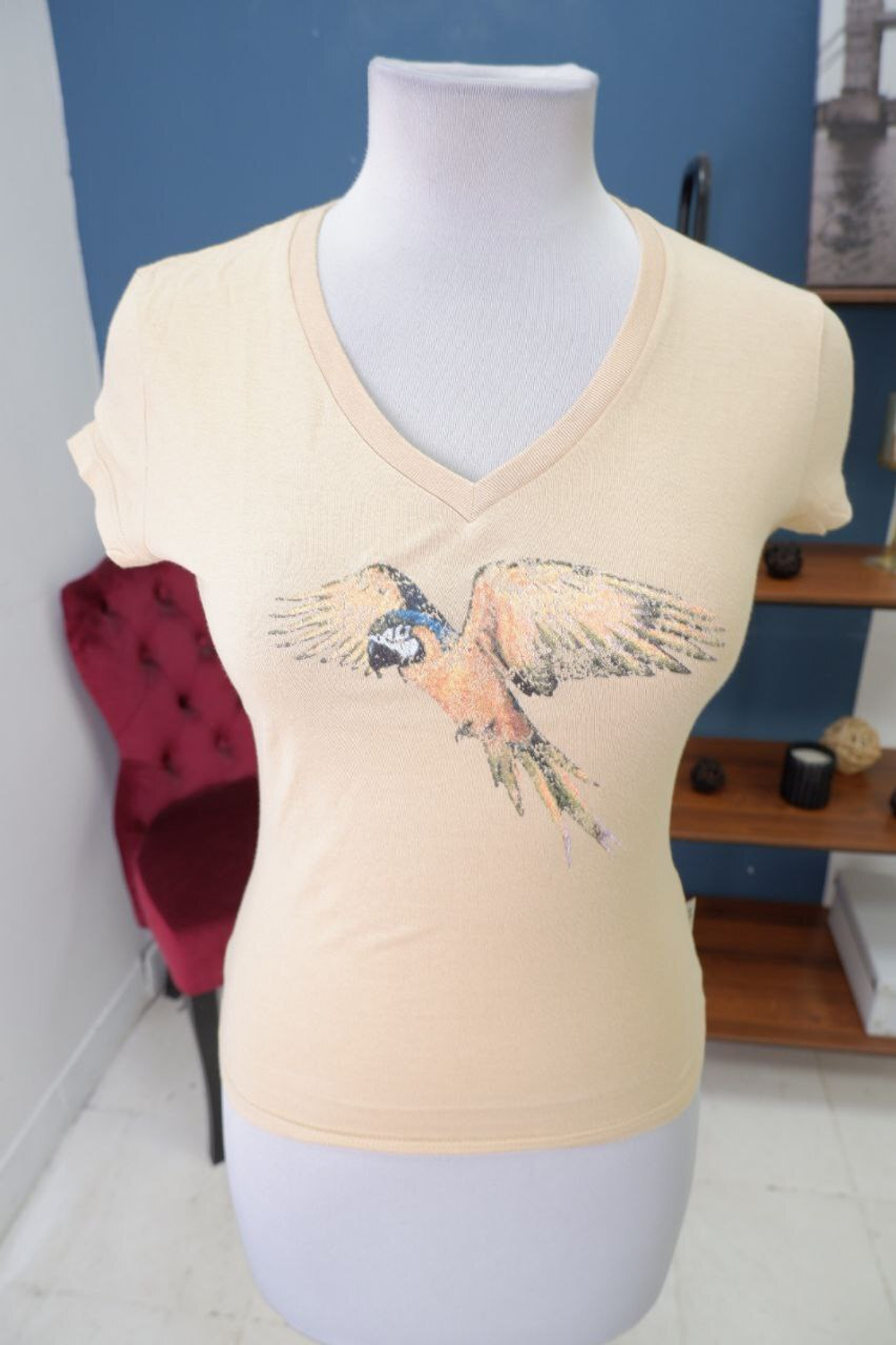 Футболка Gabriele Strehle Jeans с клевым принтом 40 размер