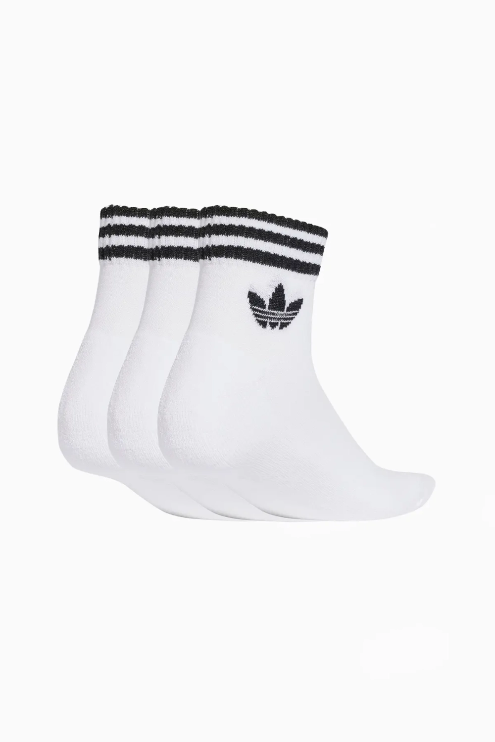 Носки adidas 3-Stripes Ankle 3 Pairs - белый