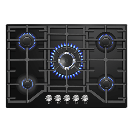 Встраиваемая газовая варочная панель Maunfeld EGHG.75.83CB/G