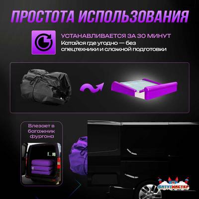 Надувная подушка «SlopeStyle» для слоупстайла и фристайла, 18×14×4 м