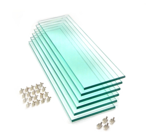 Комплект полированных стеклянных полок для Altum-700 (6шт. 152х519х10мм.)