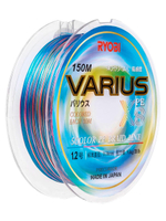 Шнур плетеный для рыбалки Ryobi VARIUS PE8X-150MI Multi Colour 2.0# 0,235мм