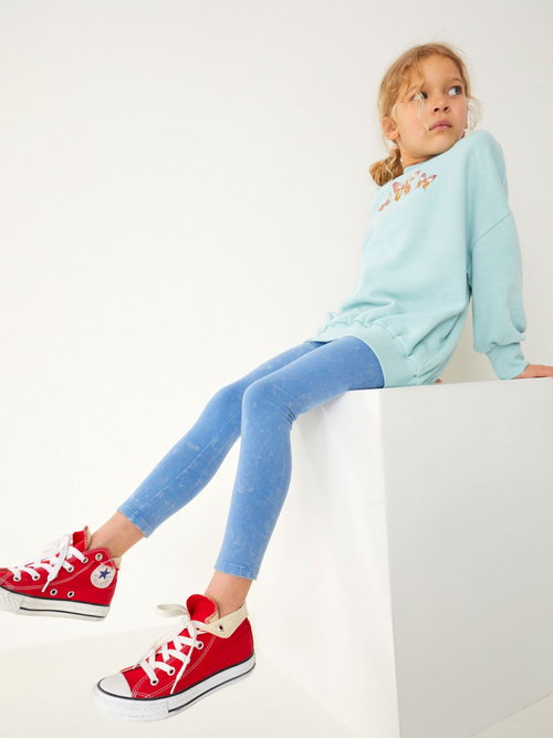 Легинсы для девочки Next D21-965, Голубой