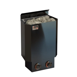 Электрическая печь SAWO NORDEX MINI NRM-36NB-BL-Z (3,06 кВт, черная, внутри оцинковка, снаружи нержавейка, встроенный пульт)