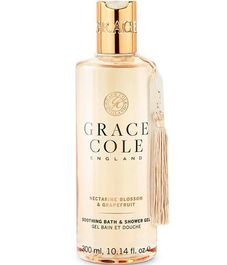 Цветок нектарина и грейпфрут гель для ванны и душа, Grace Cole