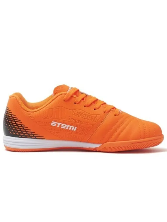 Бутсы футбольные Atemi SD550 INDOOR, синтетическая кожа, цвет оранжевый, размер 44