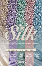 Шар 12" Кремовый жемчуг, шелк / Silk Cream Pearl 873