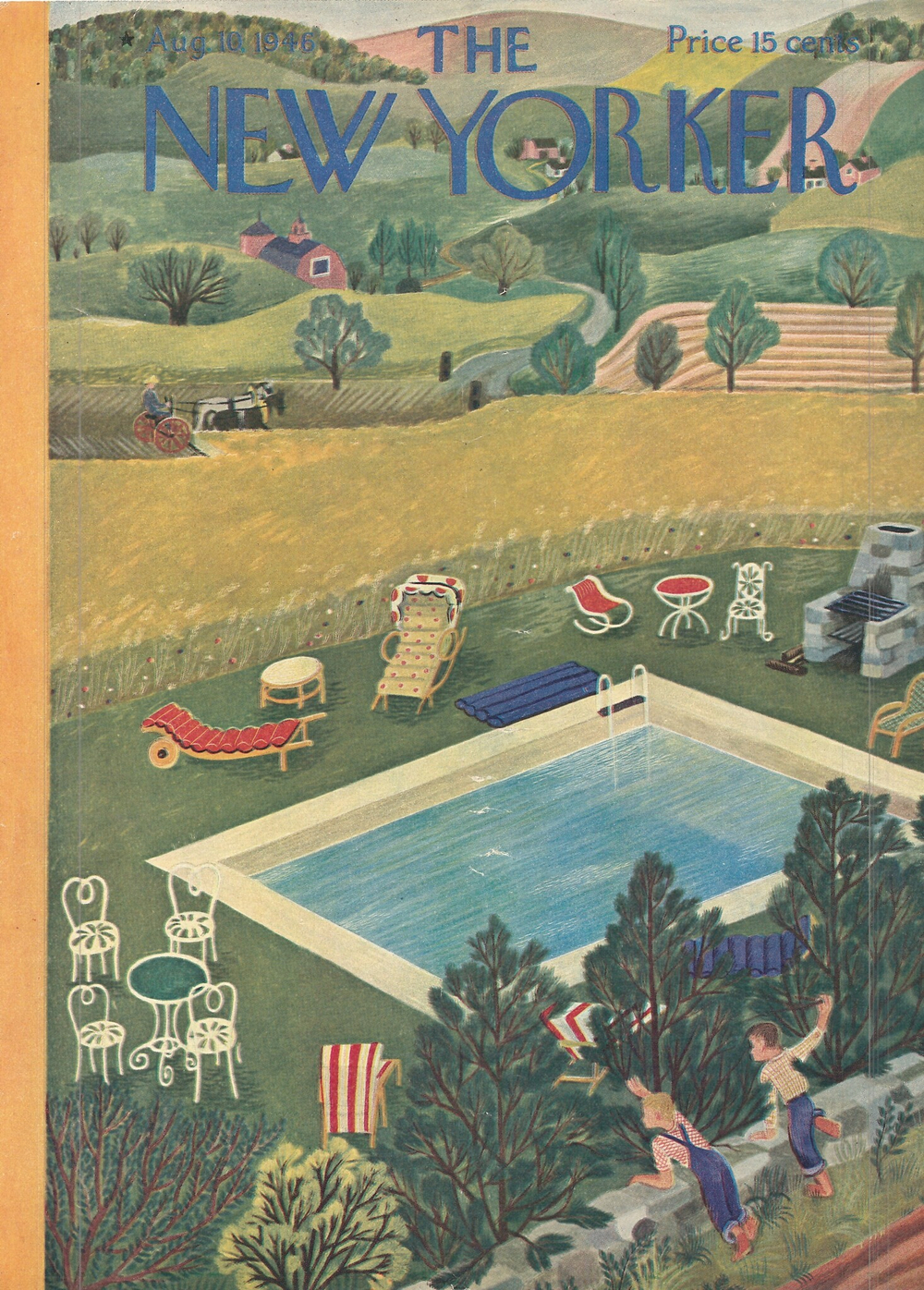 Журнал The New Yorker 10-08-1946, обложка