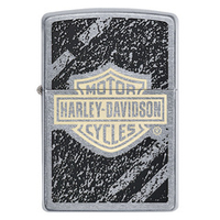 Зажигалка Zippo Harley-Davidson Bar & Shield с покрытием Street Chrome