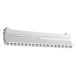 359740 PORT NT25 240 белый Однофазный двухжильный трековый светодиодный светильник с переключ. цв. температуры IP20 LED 18W 180-265V 2700К/3200К/4000К EOS