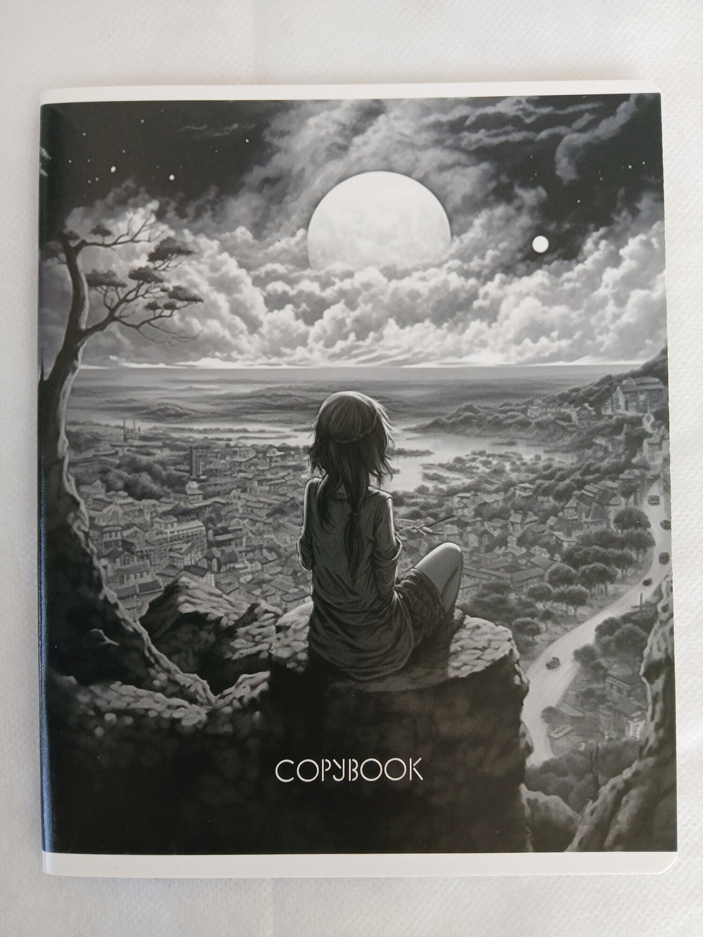 Тетради 48 листа А5+.  "Неведомые Дали", общая, клетка. Формат А5+ (163*203 мм). Арт.120024. С полями. Комплект 5 шт.