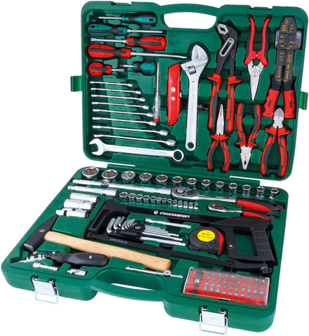 Набор инструментов (105 предметов) СТАНКОИМПОРТ НАБ.12.14.105