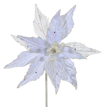GAEM Цветок искусственный "Пуансеттия", L24 W24 H43 см
