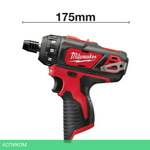 Дрель-шуруповерт Milwaukee M12 BD-0 (4933441910)