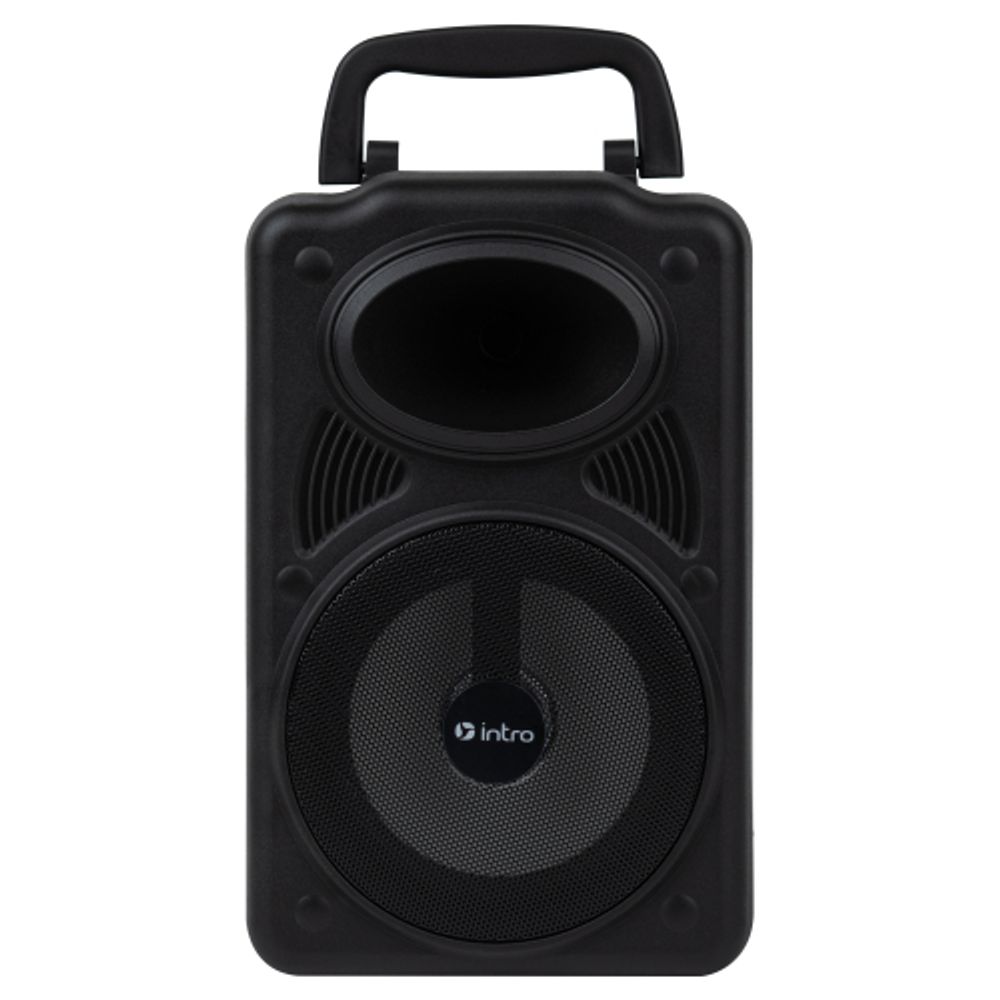 Портативная колонка Intro BRW440 bluetooth беспроводная с микрофоном акустическая черная