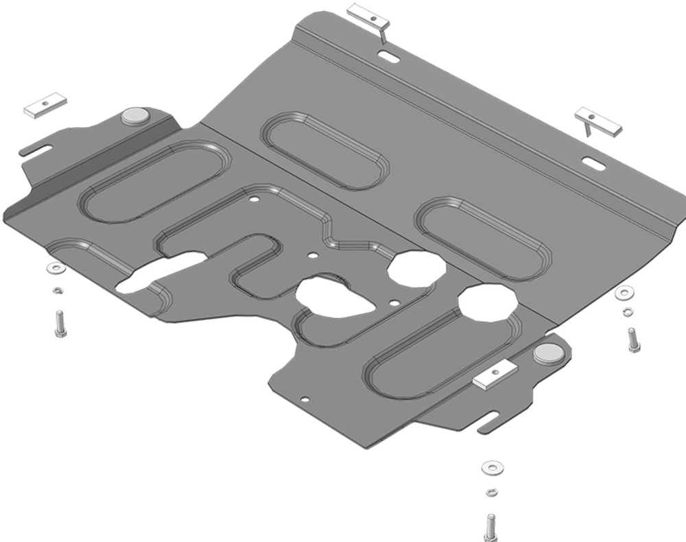 Защита двигателя для Renault Kangoo, Symbol Motodor.71708