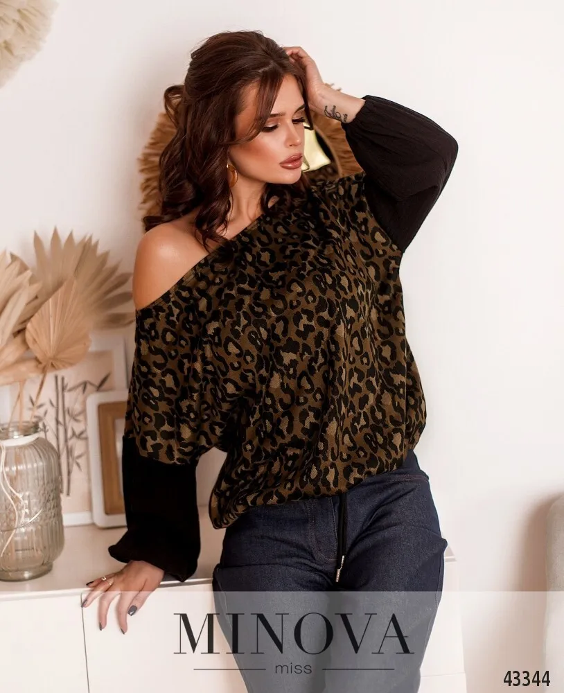 Кофточка 4133-коричневый Minova