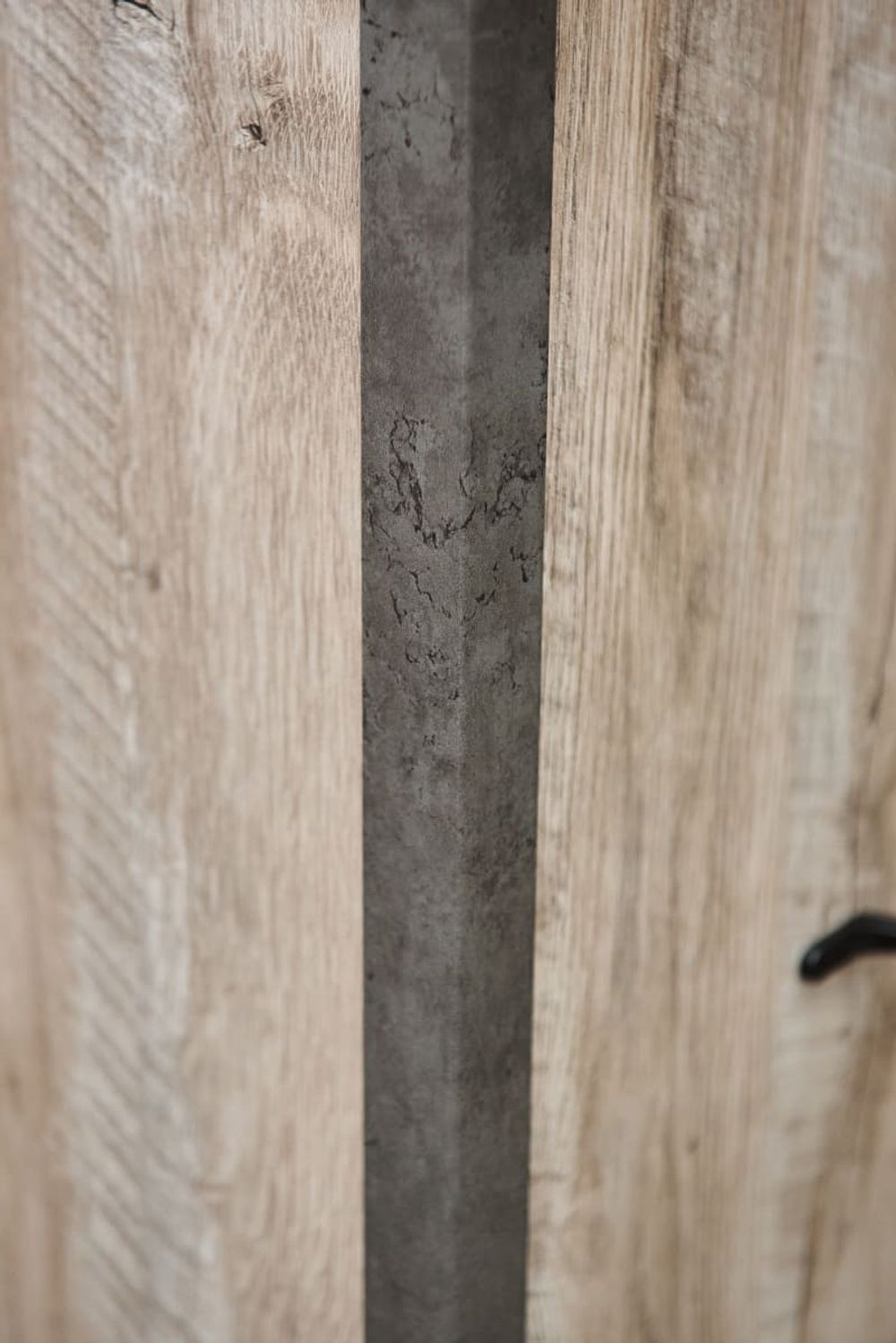 Коллекция Клео Шкаф 3х ст. Дуб Юкон/Ателье темное (Набор)