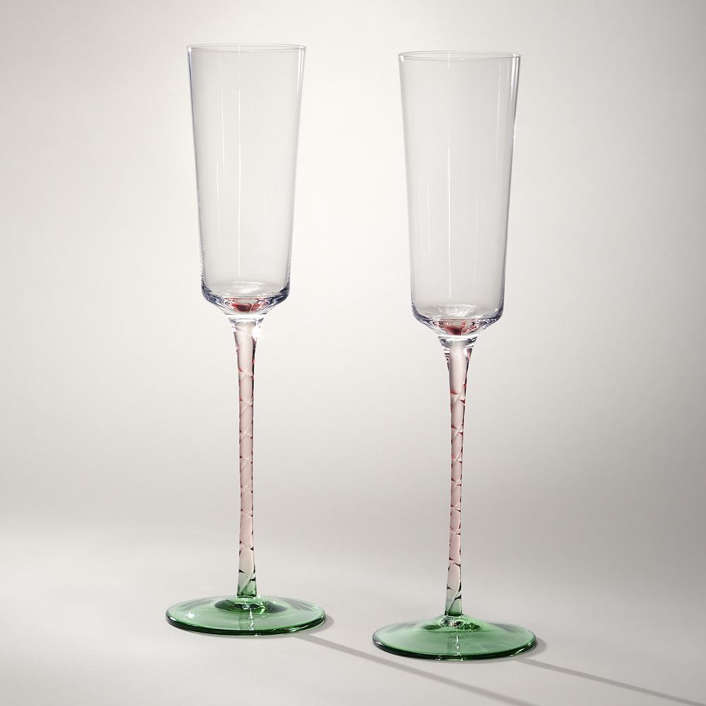 НАБОР БОКАЛОВ ДЛЯ ШАМПАНСКОГО ИЗ 2-Х ШТУК "BLOSSOM" 180 МЛ