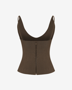 Топ из костюмной ткани