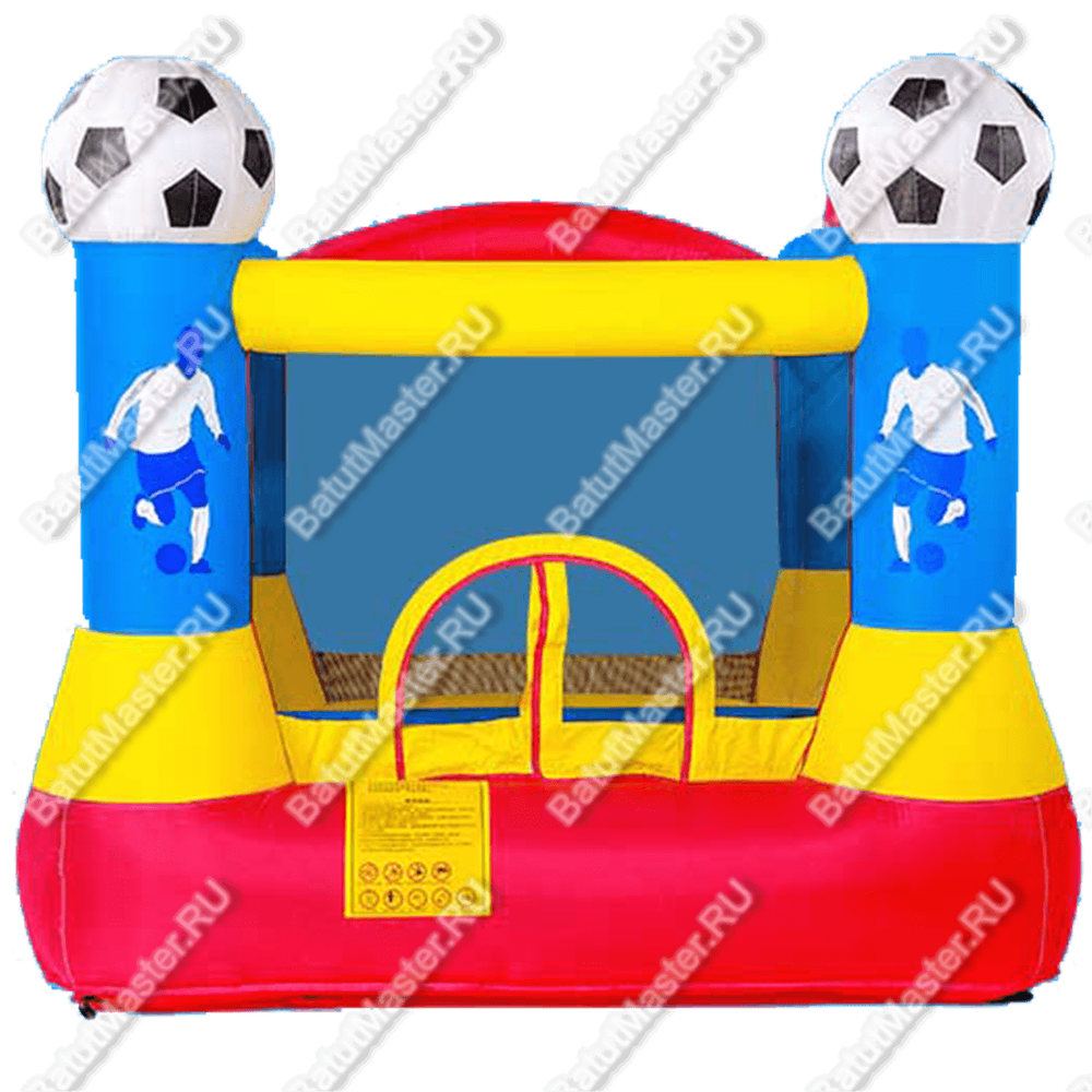 Коммерческий надувной батут "Весёлый футболист"  2.3*2.2*1.9 м