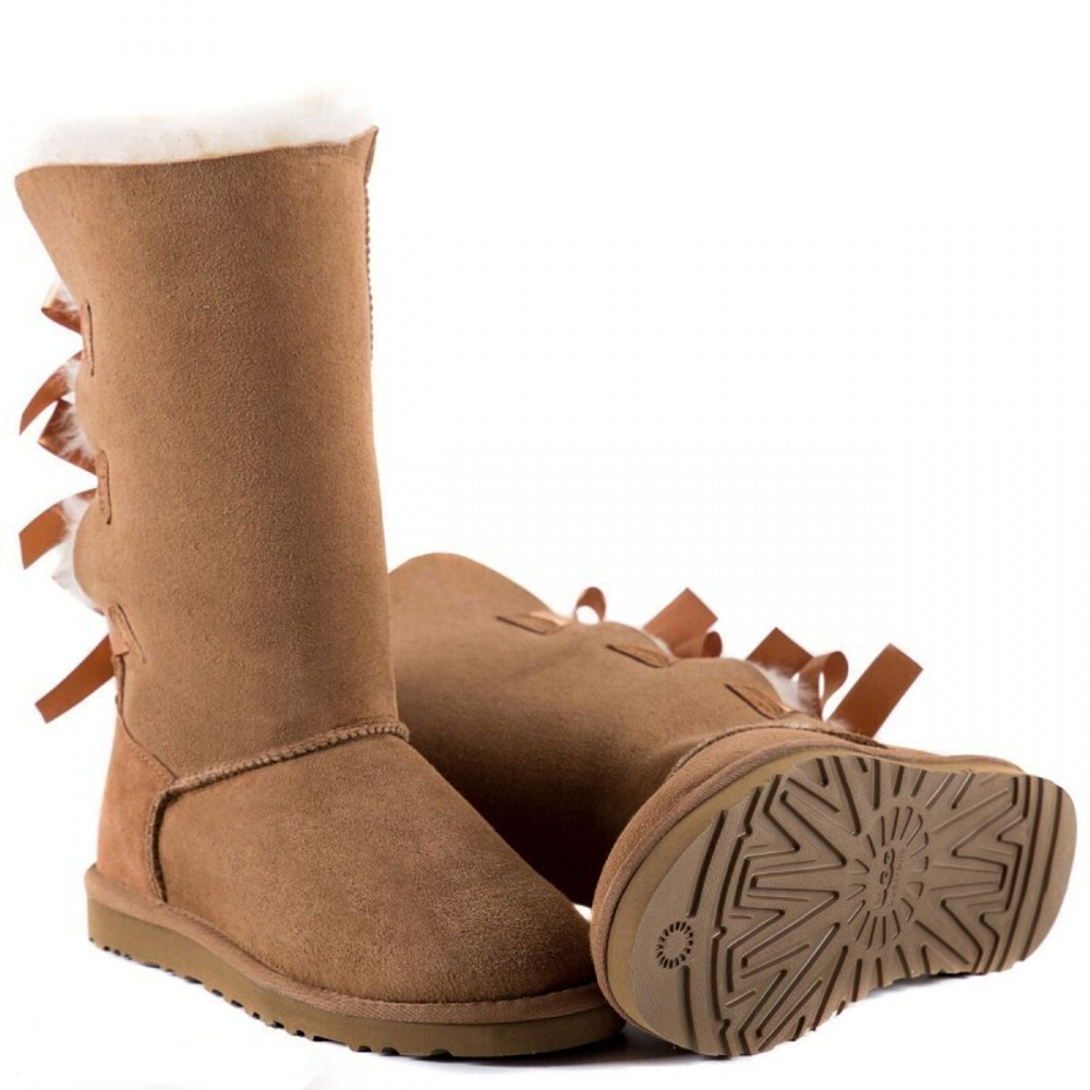 Угги Bailey Bow Tall Chestnut