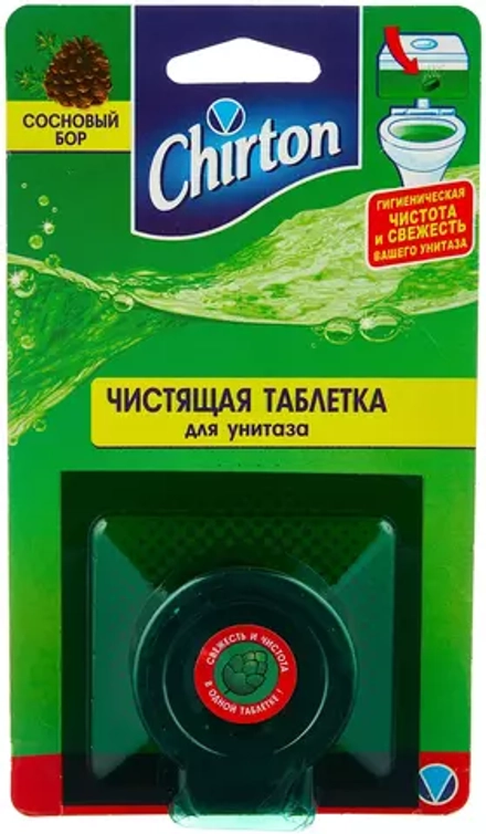 Chirton таблетка для унитаза Сосновый бор, 0.05 кг