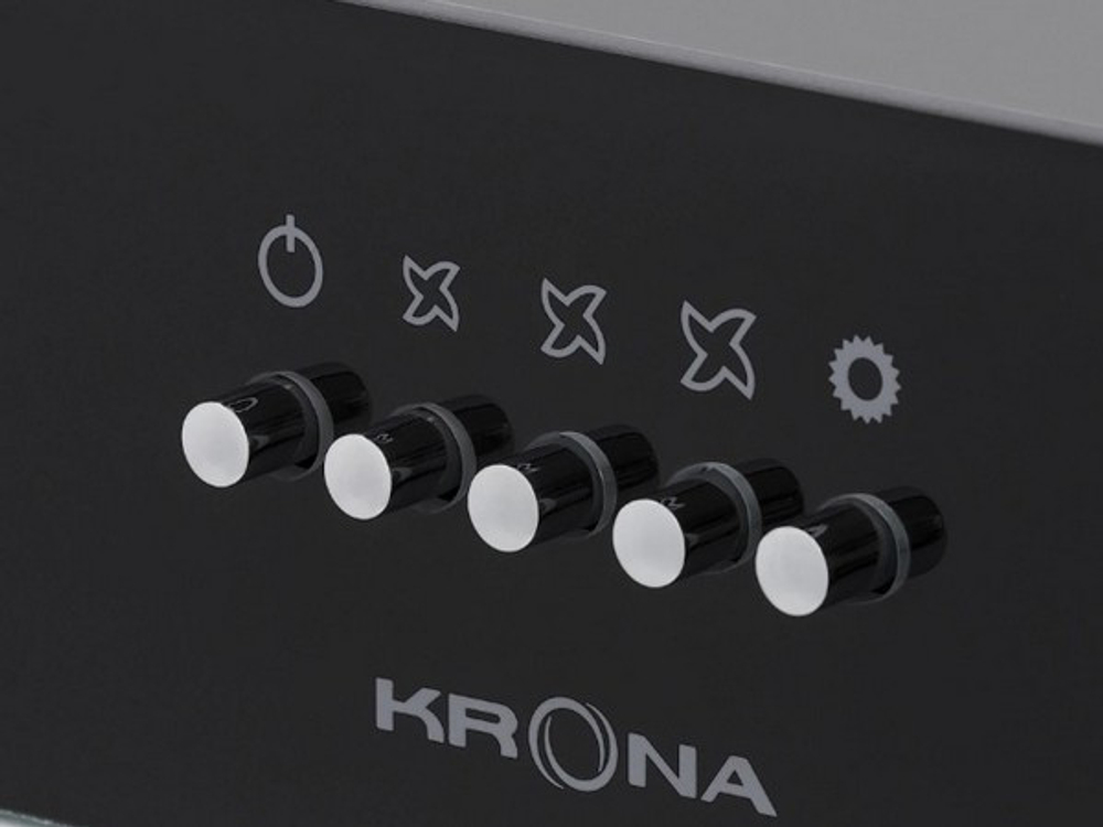 Вытяжка KRONA ARVEN 500 black PB V2
