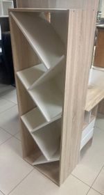 Стеллаж В-6 ЛДСП Бруно дуб сонома/белый