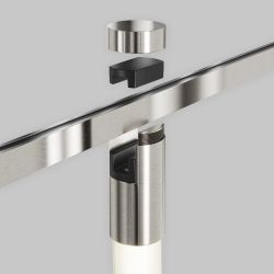 Трековый однофазный магнитный светодиодный светильник Maytoni Flarity   TR154-1-27W4K-PT