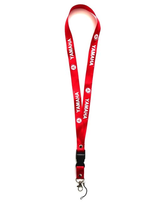 Шнурок на шею для ключа Yamaha Red
