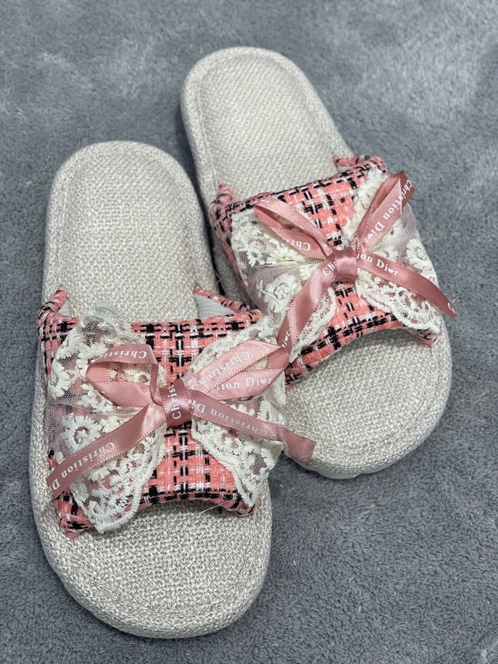 Домашние тапочки Лен