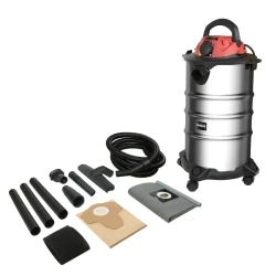 Пылесос строительный BOXBOT EVC-1400.30.S, 1400 Вт, 30 л, шланг 3 м, розетка