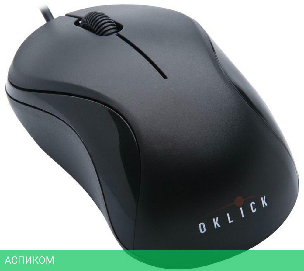 Мышь Oklick 115S черный (711636)