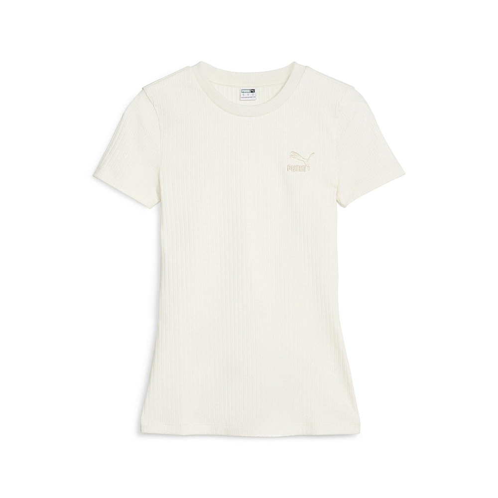 Женская футболка PUMA CLASSICS Ribbed Slim Tee