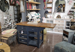 Остров кухонный "Brocante" сосна 59х104 (+45)х86см