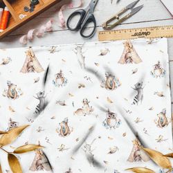 Ткань дюспо вигвамы и еноты