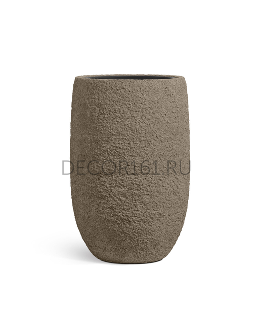 Кашпо TREEZ Effectory Terra Высокая чаша серый беж в-85, д-55 см 41.33-22-24-115-RB-85