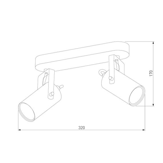 Спот TK Lighting 1074 Redo White