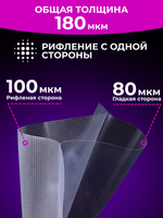 Рулон пакетов для вакууматора 25см*5м
