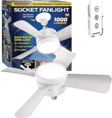 Вентилятор с лампой