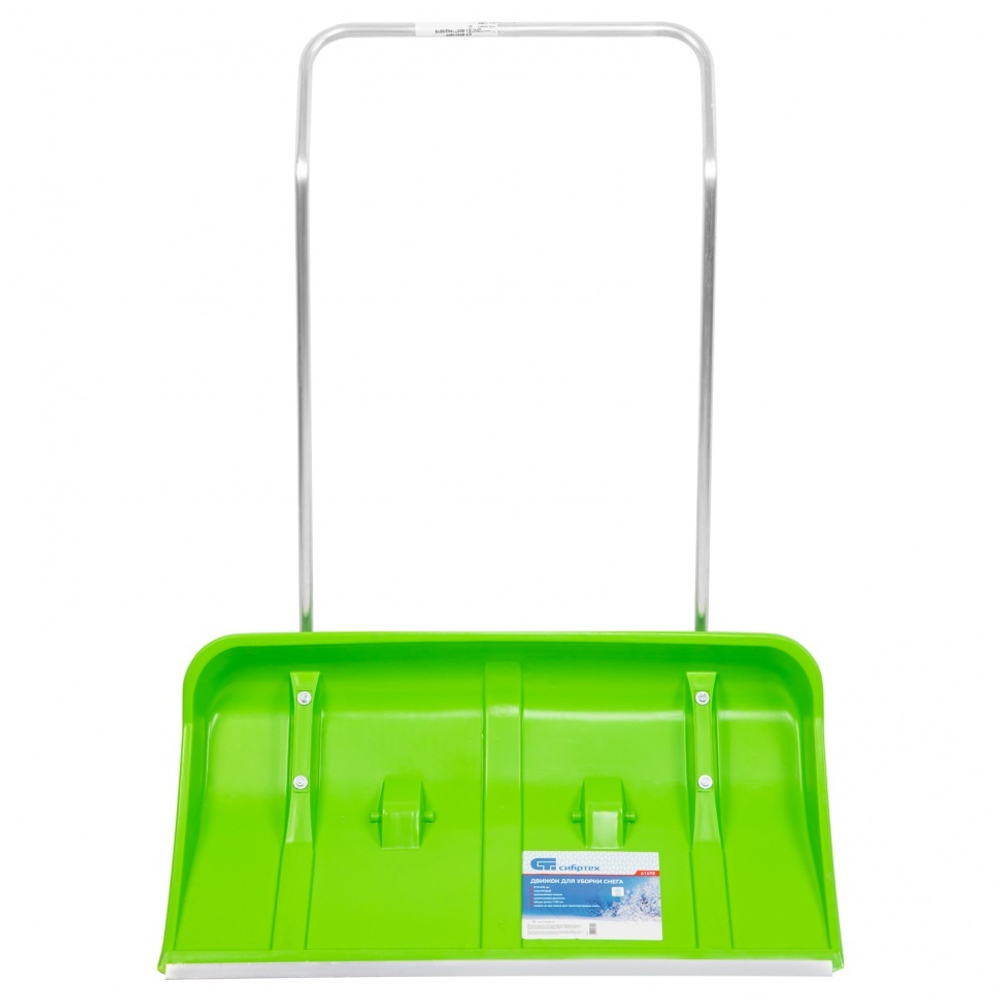 Движок для уборки снега пластиковый, 815 х 440 х 1150 мм, алюминиевая рукоятка, Россия, Сибртех